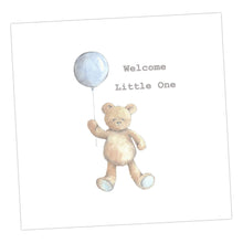 Load image into Gallery viewer, Baby Boy Teddy Greeting &amp; Note Cards Crumble and Core   
