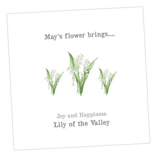 May Lilly of the Valley Card Greeting & Note Cards Crumble and Core   