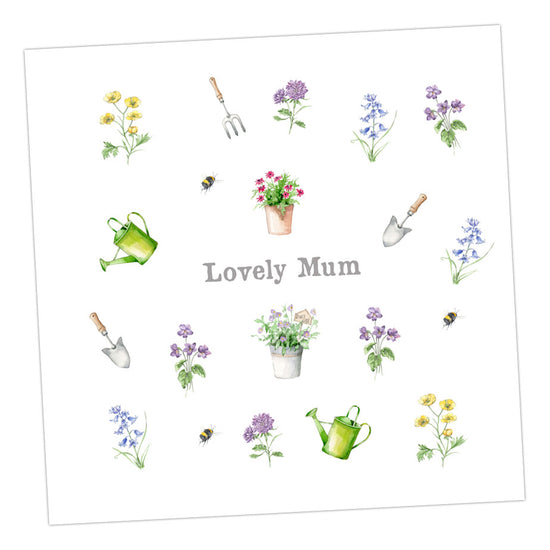 Multi Garden Mum Greeting & Note Cards Crumble and Core   