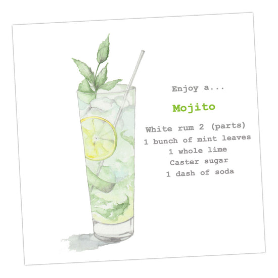 Mojito Card Greeting & Note Cards Crumble and Core   