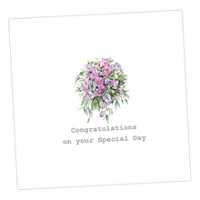Load image into Gallery viewer, Wedding Bouquet Card Greeting &amp; Note Cards Crumble and Core   
