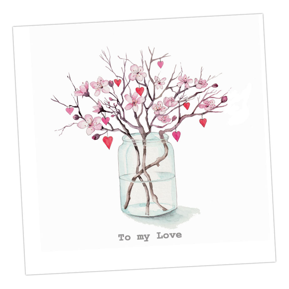 Love Jar Card Greeting Card Greeting & Note Cards Crumble and Core   