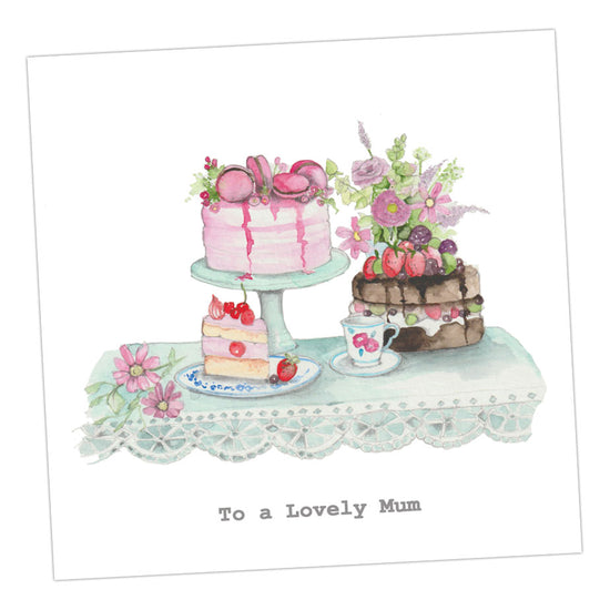 Mums Tea Card Greeting & Note Cards Crumble and Core   