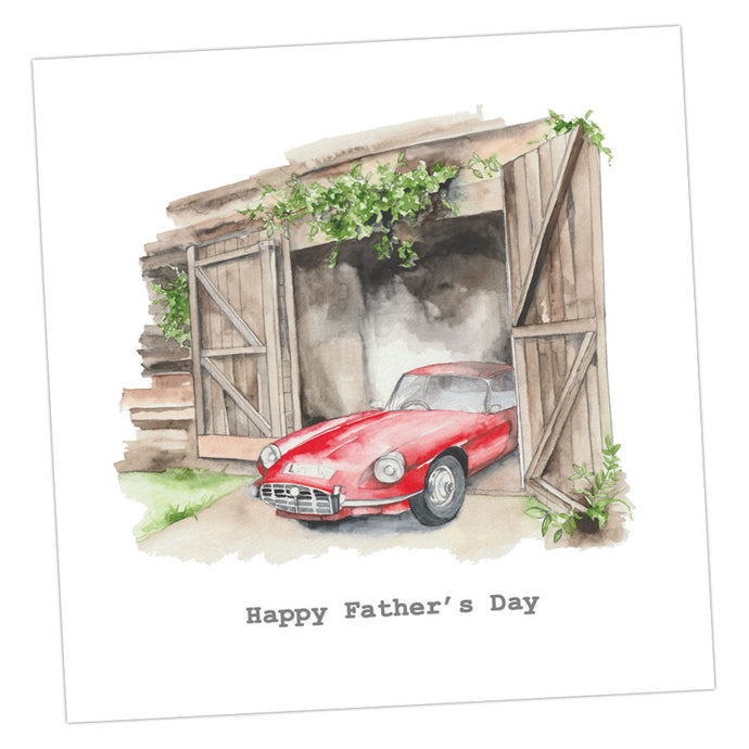 Vintage Car Father's Day Card
