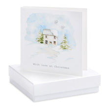 Load image into Gallery viewer, Boxed Christmas House Earring Card Earrings Crumble and Core   
