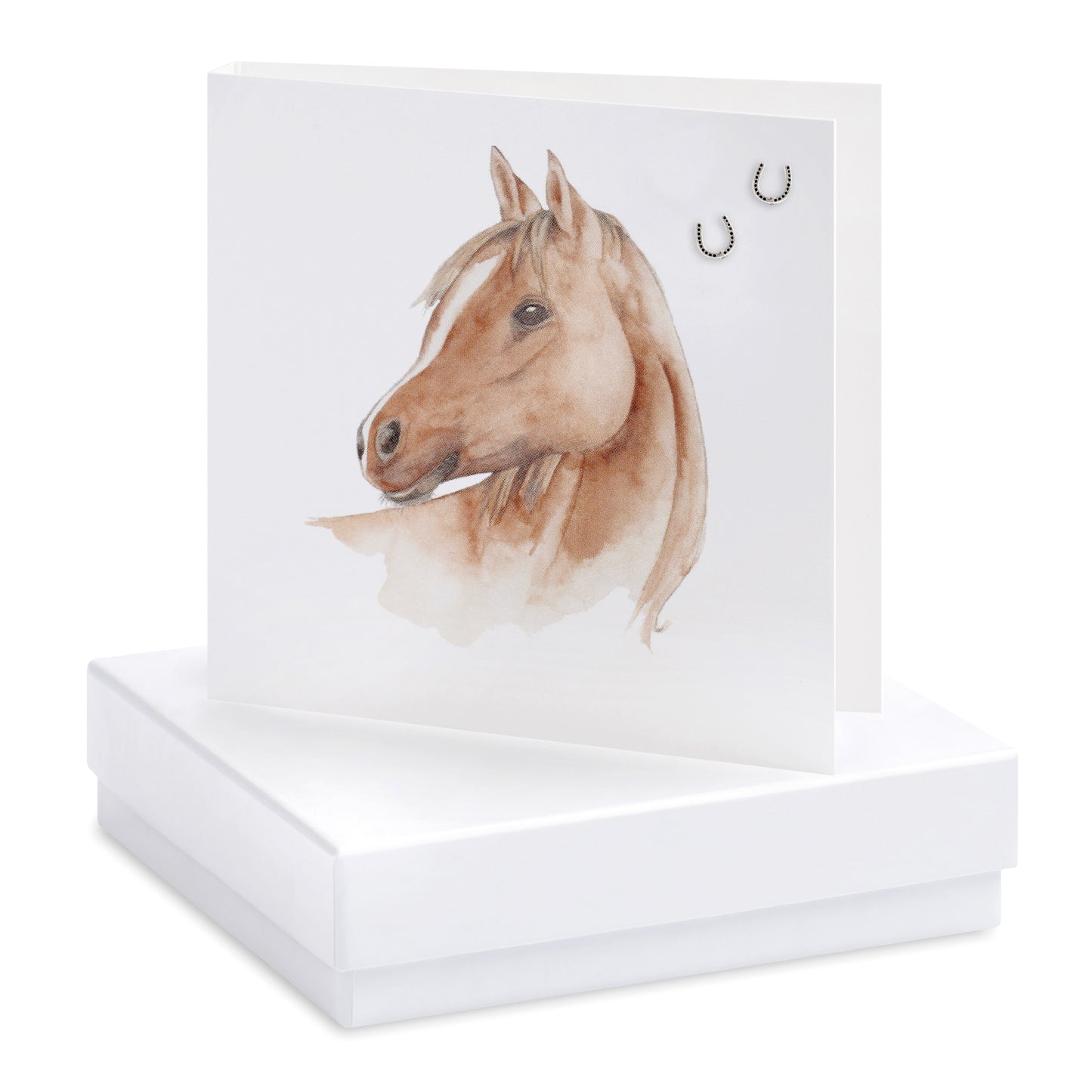 Boxed Horse Earring Card Earrings Crumble and Core   