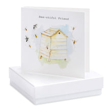 Load image into Gallery viewer, Boxed Beehive Friend Earring Card Earrings Crumble and Core   
