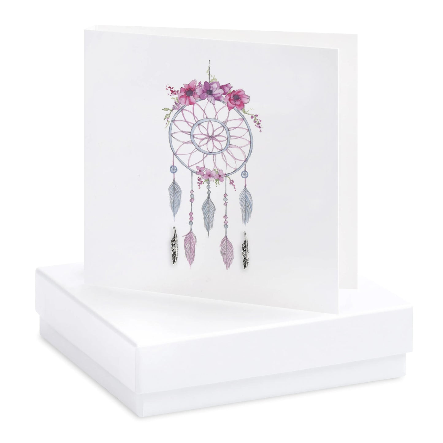 Boxed Dreamcatcher Earring Card Earrings Crumble and Core   