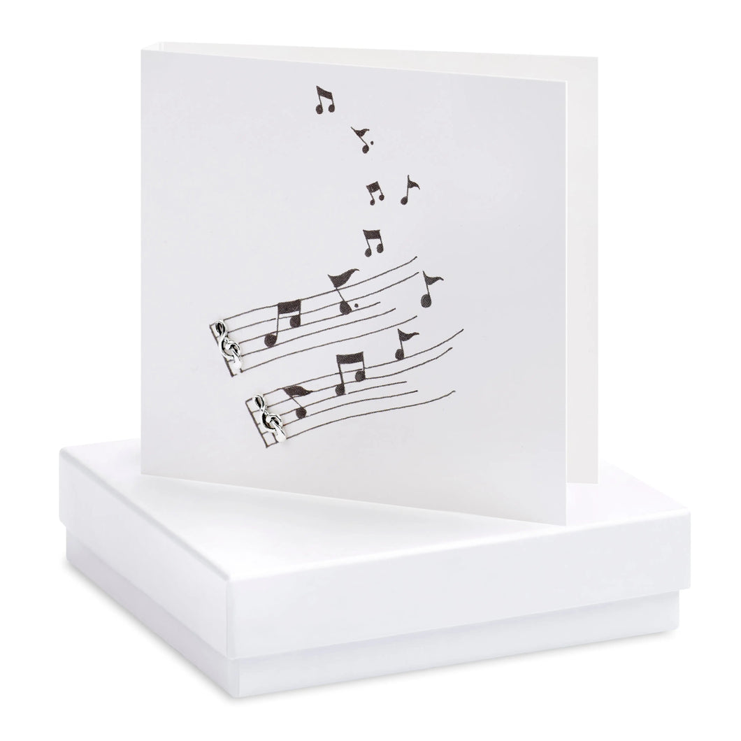 Boxed Musical Earring Card Crumble and Core Crumble & Core
