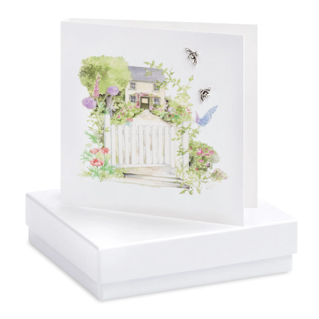 Boxed House Earring Card Crumble & Core