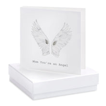 Load image into Gallery viewer, Boxed Mum You&#39;re an Angel Earring Card Crumble and Core Crumble &amp; Core
