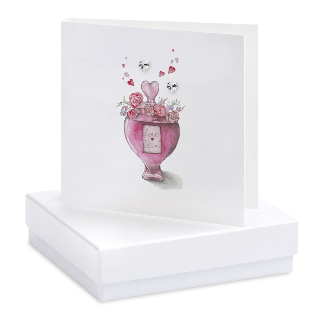 Boxed Love Potion Earring Card Earrings Crumble and Core   