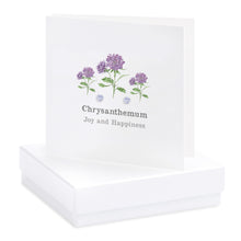 Load image into Gallery viewer, Boxed Chrysanthemum Earring Card Crumble and Core Crumble &amp; Core
