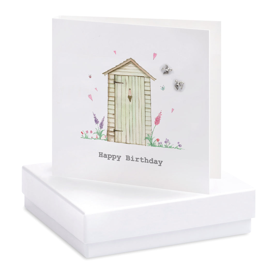 Boxed Shed Earring Card Earrings Crumble and Core   