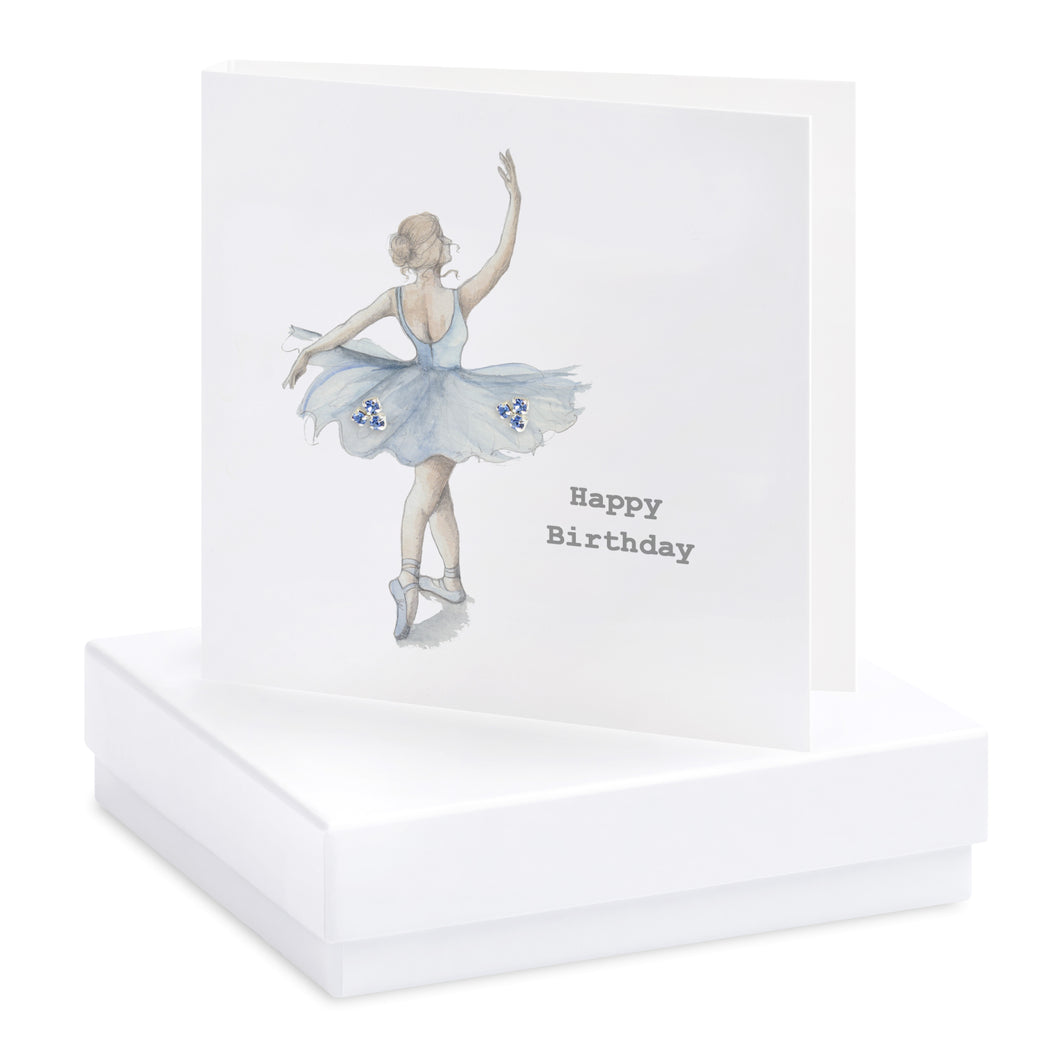 Boxed Ballerina Shoes Earring Card Earrings Crumble and Core   