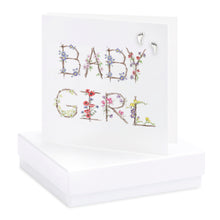 Load image into Gallery viewer, Boxed Floral Baby Girl Earring Card Earrings Crumble and Core   
