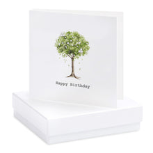Load image into Gallery viewer, Boxed Birthday Tree Earring Card Earrings Crumble and Core   
