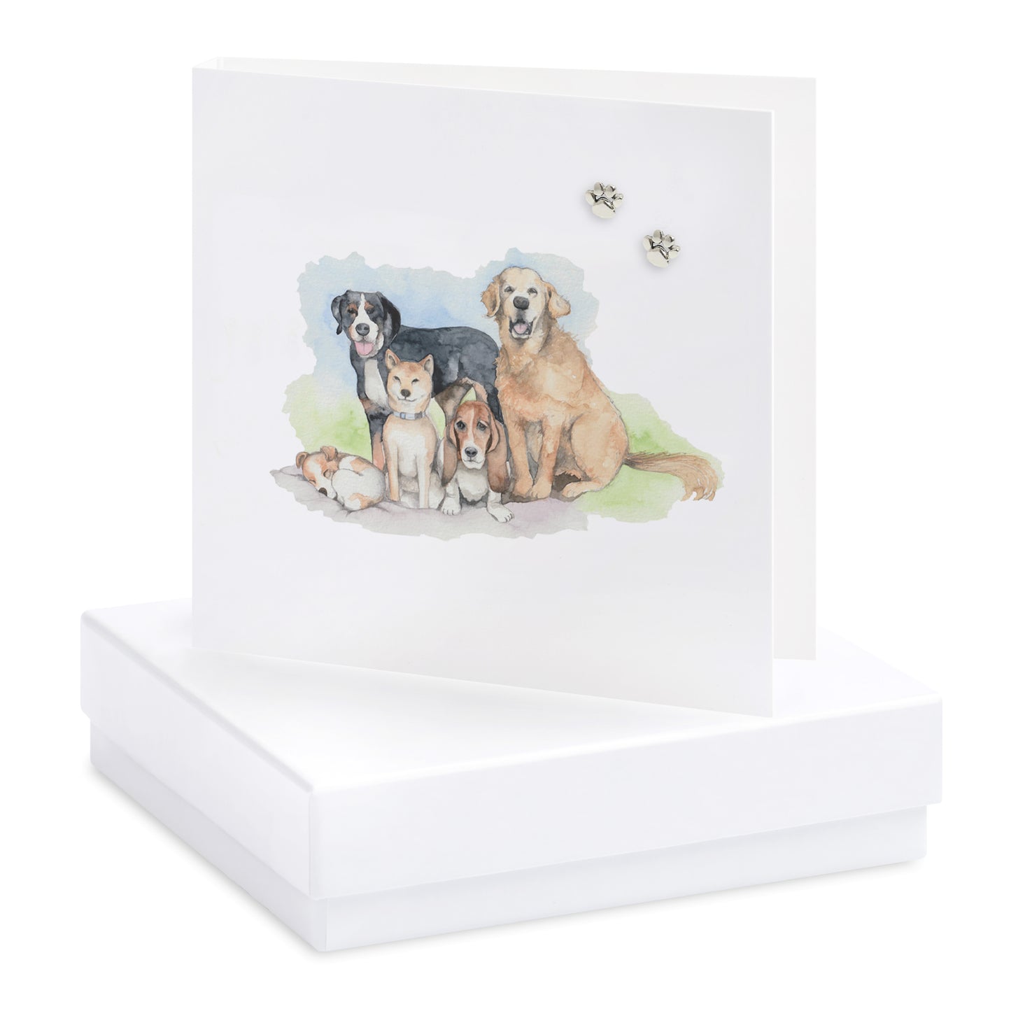 Dogs Earring Card Earrings Crumble and Core   