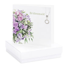 Load image into Gallery viewer, Boxed Floral Bridesmaid Necklace Card Necklaces Crumble and Core   
