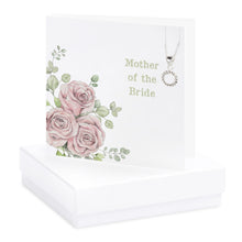 Load image into Gallery viewer, Boxed Rose Mother of the Bride Necklace Card Necklaces Crumble and Core   
