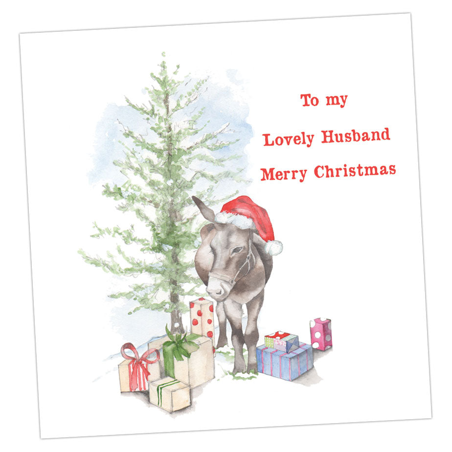 Christmas Donkey Card