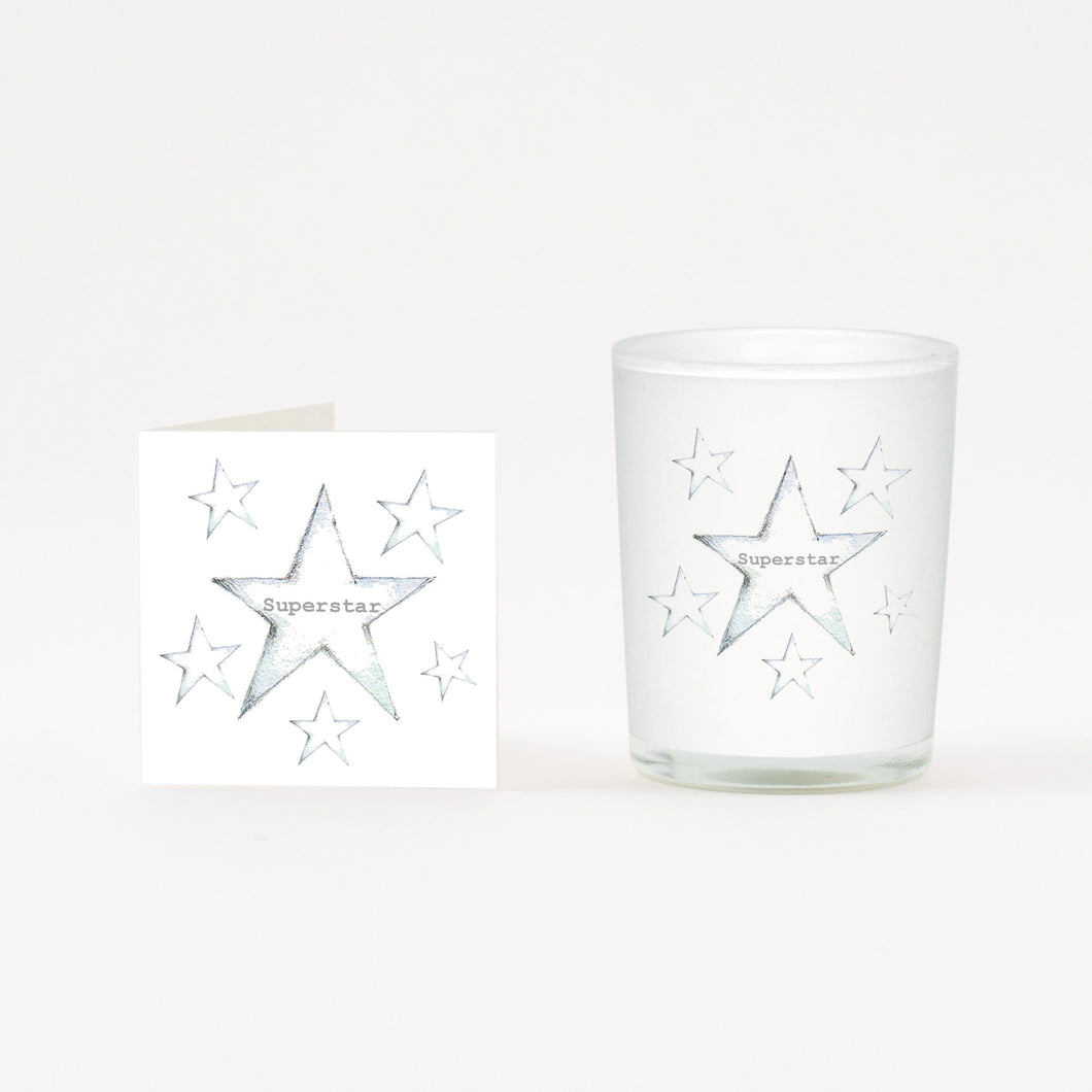 Superstar Boxed Candle and Card Candles Crumble and Core   