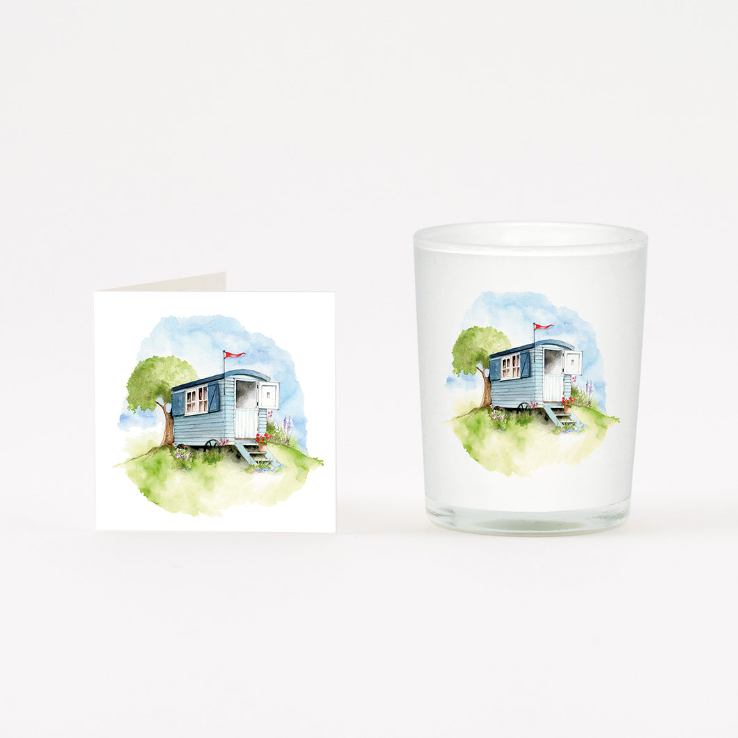 Shepherds Hut Boxed Candle and Card Candles Crumble and Core   