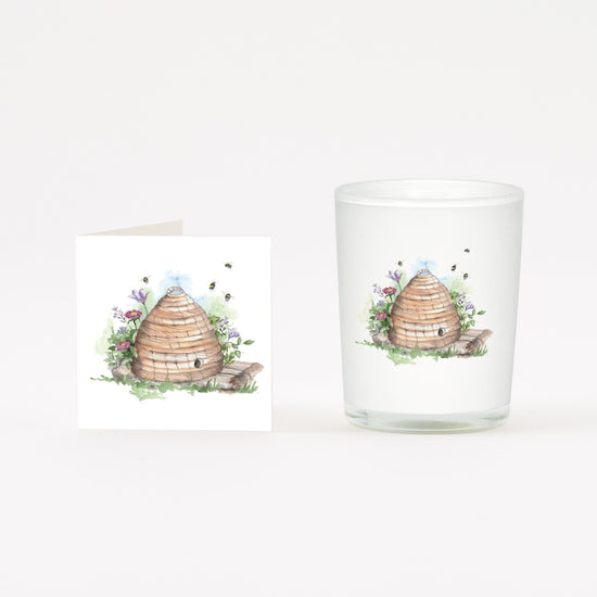 Beehive Boxed Candle & Card Candles Crumble and Core   