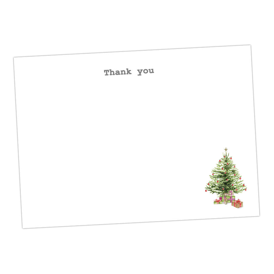 Christmas Tree Thank You Note Cards Greeting & Note Cards Crumble and Core   