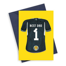 Load image into Gallery viewer, Scotland Football Shirt Bestie 1 A6 Greeting Card Greeting &amp; Note Cards Crumble and Core   
