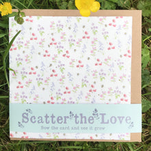 Load image into Gallery viewer, Scatter the Love Plantable Multi Bee &amp; Floral Seed Card Greeting &amp; Note Cards Crumble and Core   
