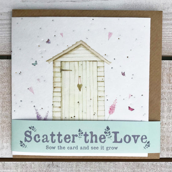 Scatter the Love Plantable Garden Shed Seed Card Greeting & Note Cards Crumble and Core   