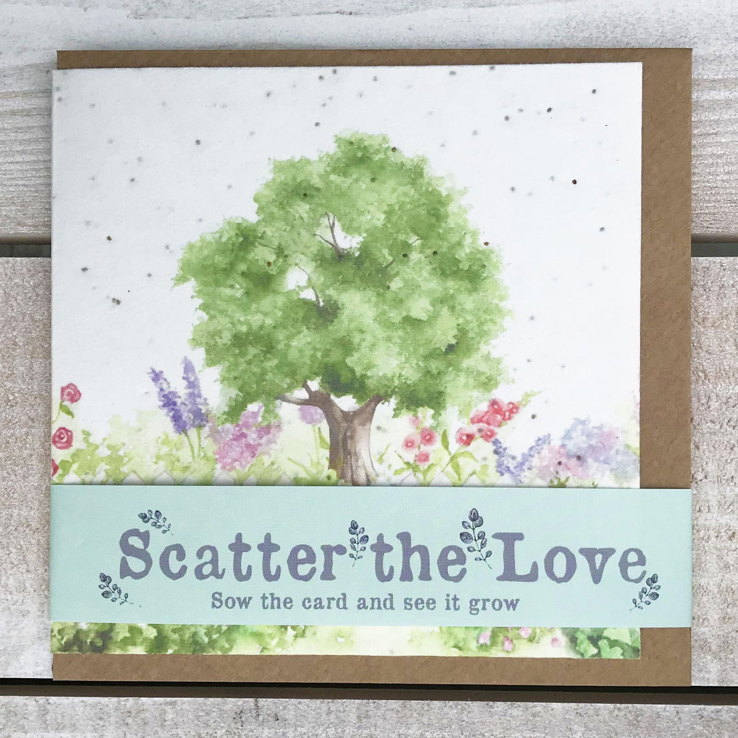 Scatter the Love Plantable Meadow Seed Card Greeting & Note Cards Crumble and Core   